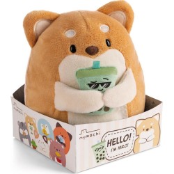 Nici Mymochi Plush 16Cm Hiro Dog With Bubble Tea In Gift Box NIC61152 4012390611526