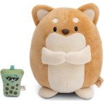 Nici Mymochi Plush 16Cm Hiro Dog With Bubble Tea In Gift Box NIC61152 4012390611526