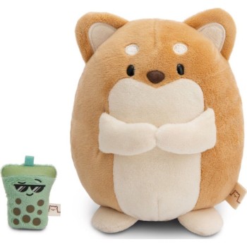 Nici Mymochi Plush 16Cm Hiro Dog With Bubble Tea In Gift Box NIC61152 4012390611526