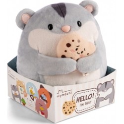 Nici Mymochi 16Cm Shai Hamster Plush Toy With Cookie In Gift Box NIC61150 4012390611502
