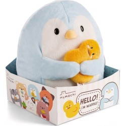 Nici Mymochi 16Cm Waddle Penguin Plush With Duckling Accessories In Gift Box NIC61149 4012390611496