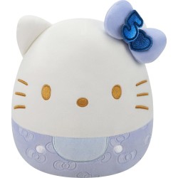 Jazwares Squishmallows Sanrio Hello Kitty And Friends Λούτρινα 50Th Anniversary - Ανάγλυφος Φιόγκος 20Εκ Blue Bow JWSQ0496 19656