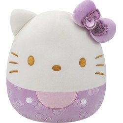Squishmallows Sanrio Hello Kitty And Friends - 50Th Anniversary Plush - Embossed Bow (4 Designs) 20Cm - Jazwares Purple Bow Hell