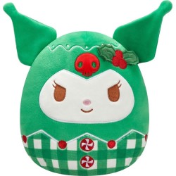 Jazwares Squishmallows Sanrio Hello Kitty And Friends Xmas - Λούτρινα Wave 1B 20Εκ - Kuromi Festive Green, Sqsn00540, JWSQ0712 1
