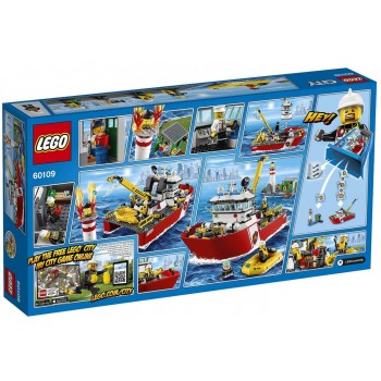 LEGO City Fire Πυροσβεστικό Σκάφος 60109 5702015591881