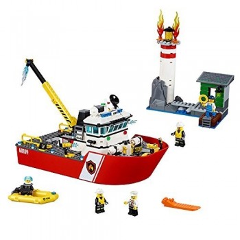 LEGO City Fire Πυροσβεστικό Σκάφος 60109 5702015591881