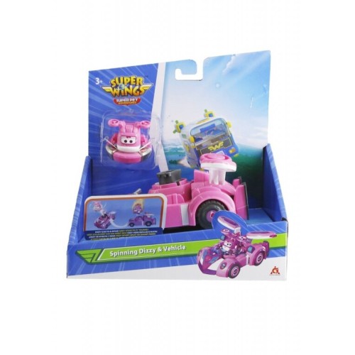 Just toys Super Wings Super Pet Free Wheel Vehicle Spinning Dizzy & Vehicle 770310 6911400430967
