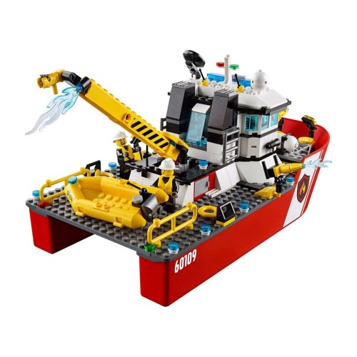 LEGO City Fire Πυροσβεστικό Σκάφος 60109 5702015591881