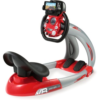 Smoby Pilot V8 Driving Simulator Προσομοιωτής Οδήγησης Κόκκινος/Μαύρος 7600370206 3032163702061