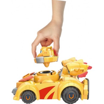Just toys Super Wings Super Pet Free Wheel Vehicle Spinning Golden Boy And Vehicle 770310 6911400430950