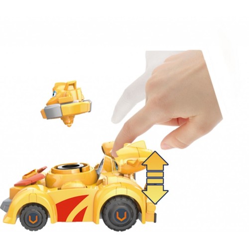 Just toys Super Wings Super Pet Free Wheel Vehicle Spinning Golden Boy And Vehicle 770310 6911400430950