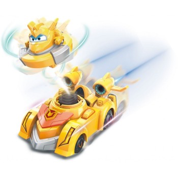Just toys Super Wings Super Pet Free Wheel Vehicle Spinning Golden Boy And Vehicle 770310 6911400430950
