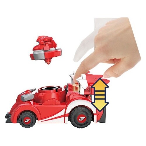 Just toys Super Wings Super Pet Free Wheel Vehicle Spinning Jett And Vehicle 770310 6911400430936