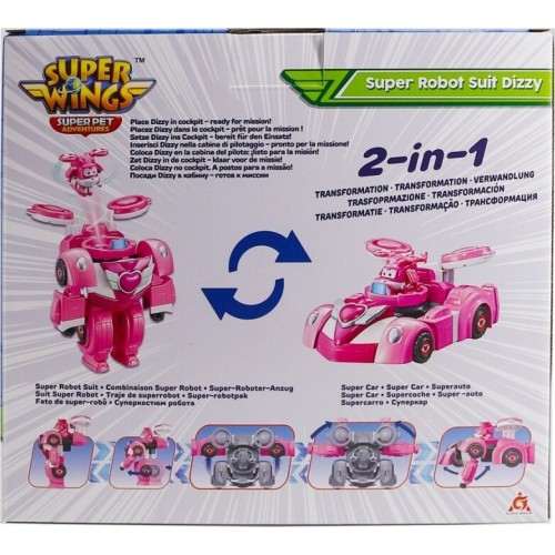 Just toys Super Wings Super Pet Robot Suit Dizzy 770300 6911400434460