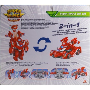 Just toys Super Wings Super Pet Robot Suit Jett 770300 6911400434453