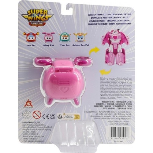 Just toys Super Wings Super Pet Transforming Robot Dizzy Pet 770600 6911400434507