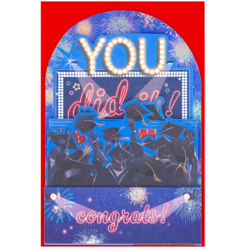 Legami Pop-Up Card - Pop-Up Greeting Card Graduation Party BGPU0026 8052694024543