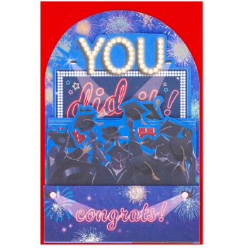 Legami Pop-Up Card - Pop-Up Greeting Card Graduation Party BGPU0026 8052694024543