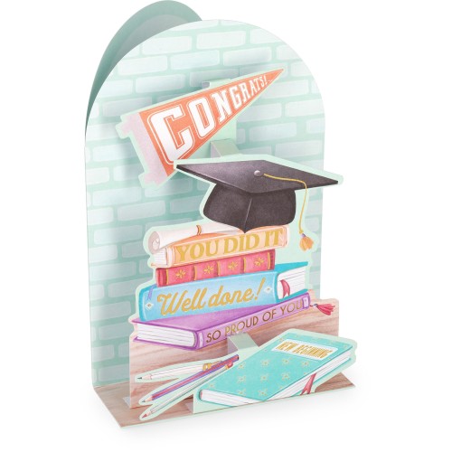 Legami Pop-Up Card - Pop-Up Ευχετήρια Κάρτα Graduation Books BGPU0025 8052694024529