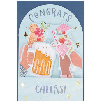 Legami Pop-Up Card - Pop-Up Ευχετήρια Κάρτα Cocktail BGPU0020 8052694022600