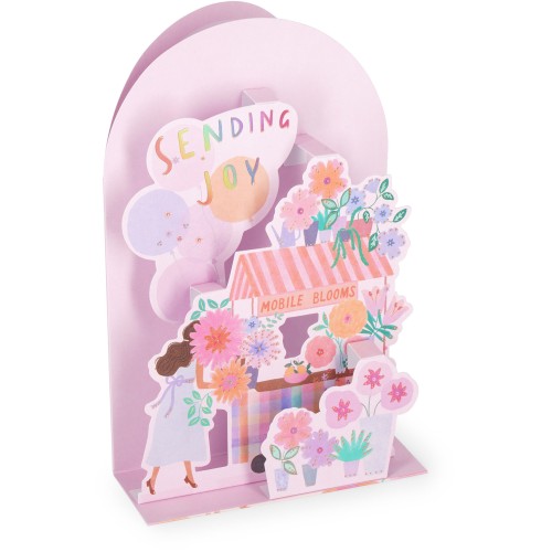 Legami Pop-Up Card - Pop-Up Ευχετήρια Κάρτα Flower Cart BGPU0017 8052694022570