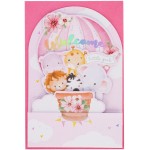 Legami Pop-Up Card - Pop-Up Ευχετήρια Κάρτα Baby Girl BGPU0015 8052694022556