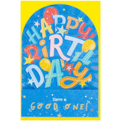 Legami Pop-Up Card - Pop-Up Greeting Card Happy Birthday BGPU0012 8052694022525