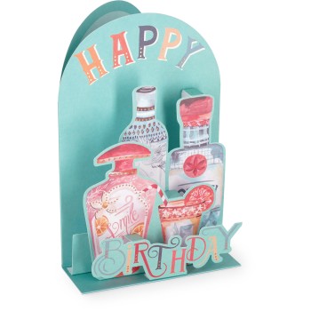 Legami Pop-Up Card - Pop-Up Greeting Card Cocktail BGPU0010 8052694022501