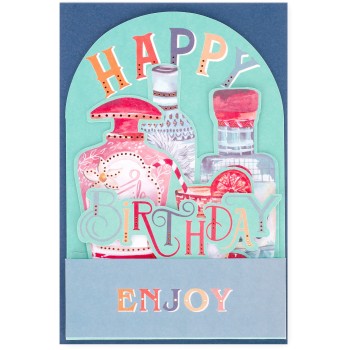 Legami Pop-Up Card - Pop-Up Ευχετήρια Κάρτα Cocktail BGPU0010 8052694022501