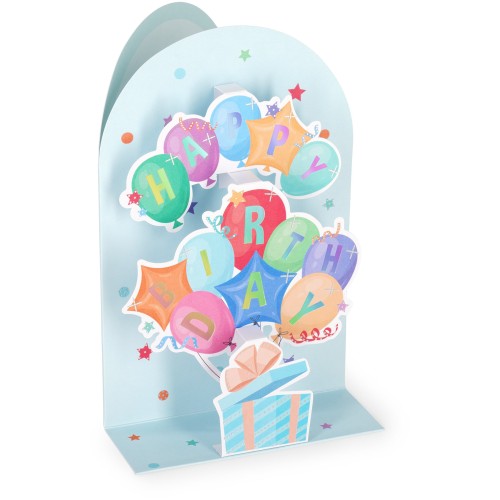 Legami Pop-Up Card - Pop-Up Ευχετήρια Κάρτα Balloons BGPU0009 8052694022495