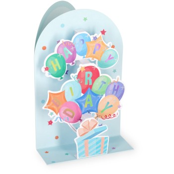 Legami Pop-Up Card - Pop-Up Ευχετήρια Κάρτα Balloons BGPU0009 8052694022495