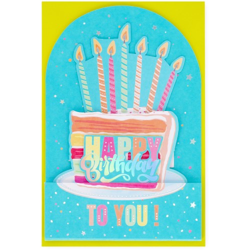 Legami Pop-Up Card - Pop-Up Ευχετήρια Κάρτα Birthday Cake BGPU0006 8052694022464