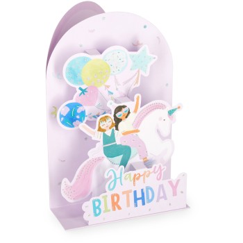 Legami Pop-Up Card - Pop-Up Ευχετήρια Κάρτα Unicorn BGPU0005 8052694022457