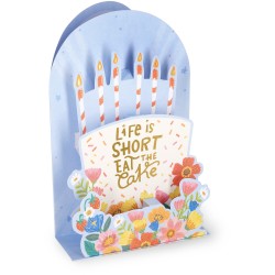 Legami Pop-Up Card - Pop-Up Greeting Card Birthday Cake BGPU0004 8052694022440