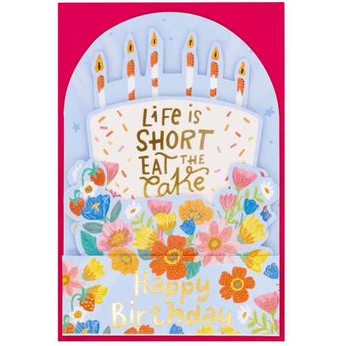 Legami Pop-Up Card - Pop-Up Greeting Card Birthday Cake BGPU0004 8052694022440