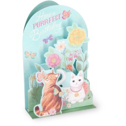 Legami Pop-Up Card - Pop-Up Greeting Card Kitty BGPU0002 8052694022426