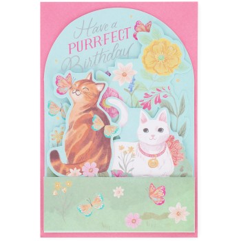 Legami Pop-Up Card - Pop-Up Greeting Card Kitty BGPU0002 8052694022426