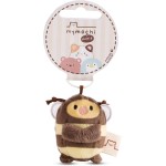 nici - plush beenie bee 5cm brown - cute plush toy with soft padding for  and cuddles, doudou, perfect as a gift idea for childr