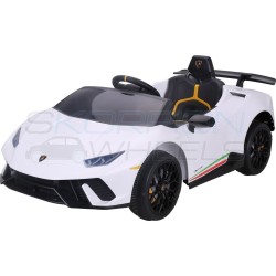 Ηλεκτροκίνητο Αυτοκίνητο Lamborghini Huracan Original License 12V - Λευκό | Skorpion Wheels - 5246030 5246030A 5201671006727