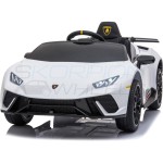 Electric Car Lamborghini Huracan Original License 12V - White | Skorpion Wheels - 5246030 5246030A 5201671006727