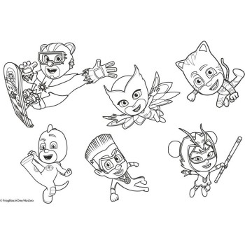 Diakakis imports Μπλοκ Ζωγραφικής PJ Masks 23X33 40Φυλ Αυτοκ-Στενσιλ- 2Σελ ΧΡ 2Σχ. 000484307 5205698686436