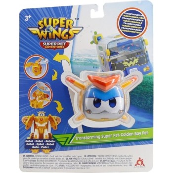 Just toys Super Wings Super Pet Transforming Robot Golden Boy Pet 770600 6911400434521