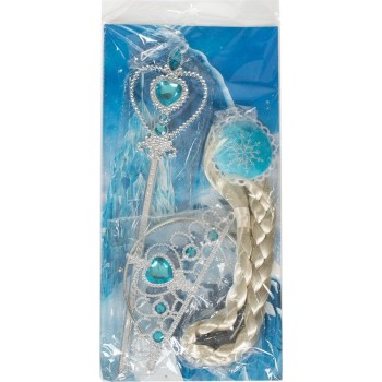 fun world Disney Frozen Σετ Ραβδί με Τιάρα και Κοτσίδα  7897 5212007592074