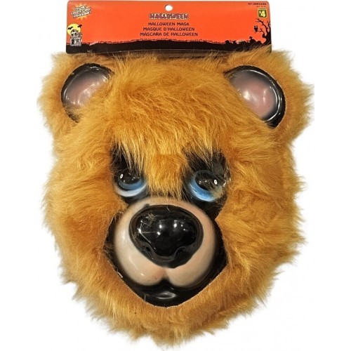 fun world Bear Mask 27cm. 21818 5212007598410