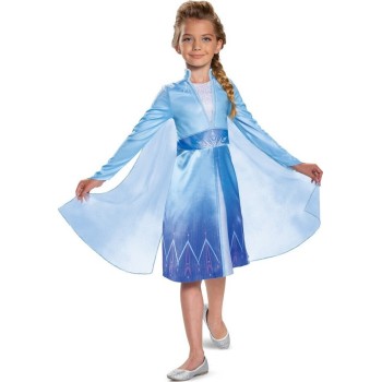 Disquise Disney Frozen Elsa Traveling Classic Children's Costume 2T Years 84-91Cm. 129979S 192995139909