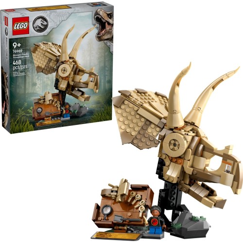 LEGO Jurassic World Απολιθώματα Δεινοσαύρων: Κρανίο Τρικεράτοπα 76969 5702017814193