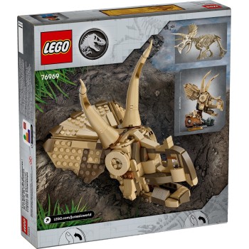 LEGO Jurassic World Απολιθώματα Δεινοσαύρων: Κρανίο Τρικεράτοπα 76969 5702017814193