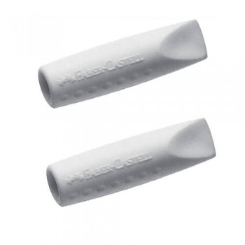 Faber-Castell Faber Castell Σετ 2 Γόμες Καπάκι Γκρι 187000 4005401870005
