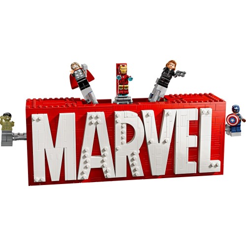 LEGO Marvel Avengers Marvel Super Heroes Logo and Minifigures 76313 5702017817866