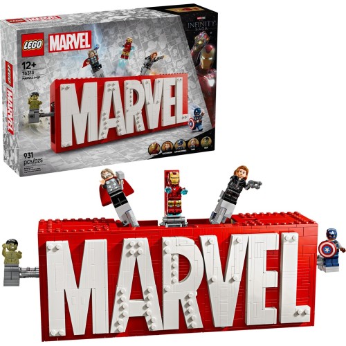 LEGO Marvel Avengers Marvel Super Heroes Λογότυπο & Μίνι Φιγούρες 76313 5702017817866